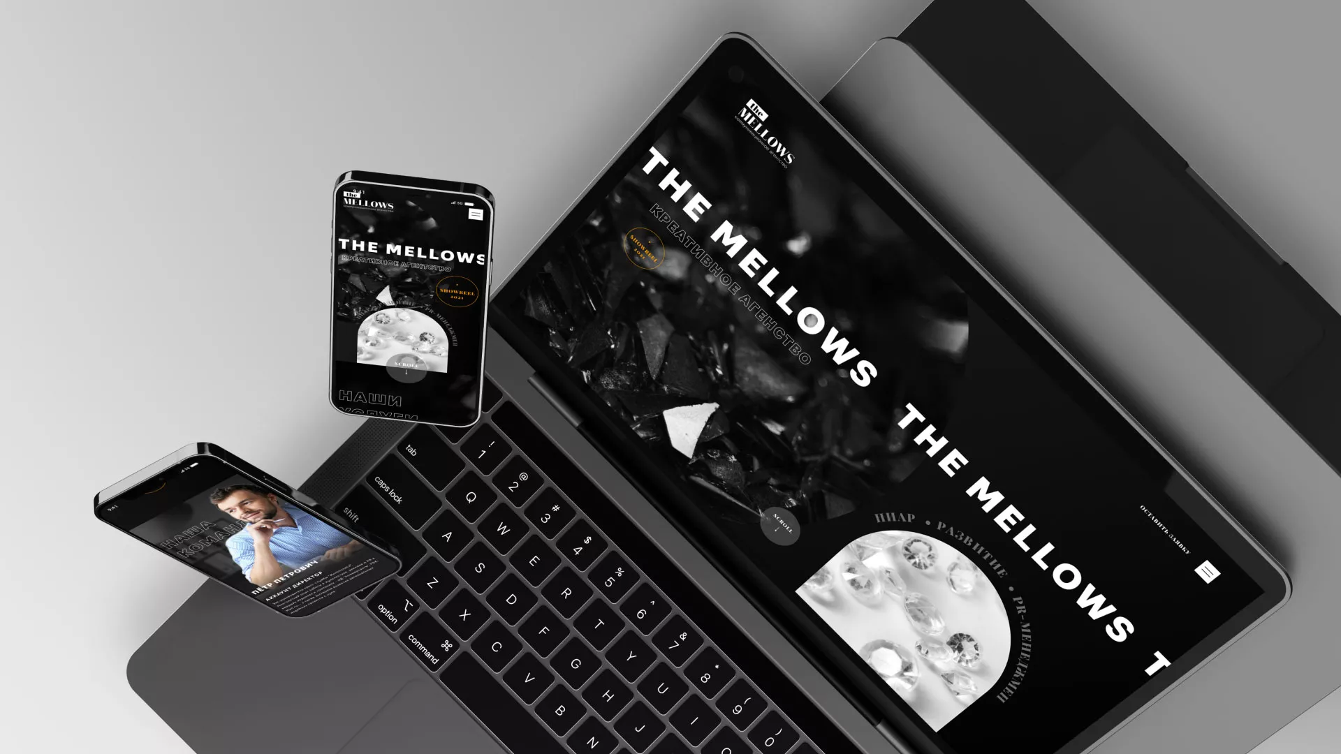 Разработка сайта креативного агентства «The Mellows» в Вельске