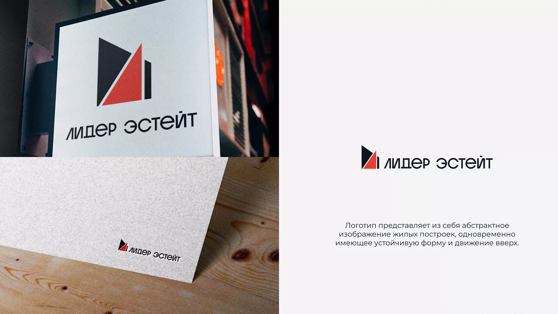Сделали логотип для агентства недвижимости «Лидер Эстейт» в Вельске