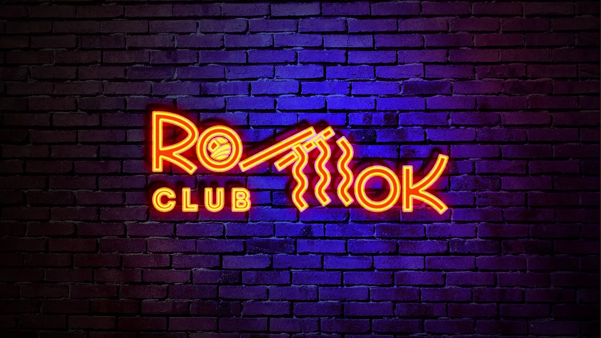 Разработка интерьерной вывески суши-бара «Roll Wok Club» в Вельске