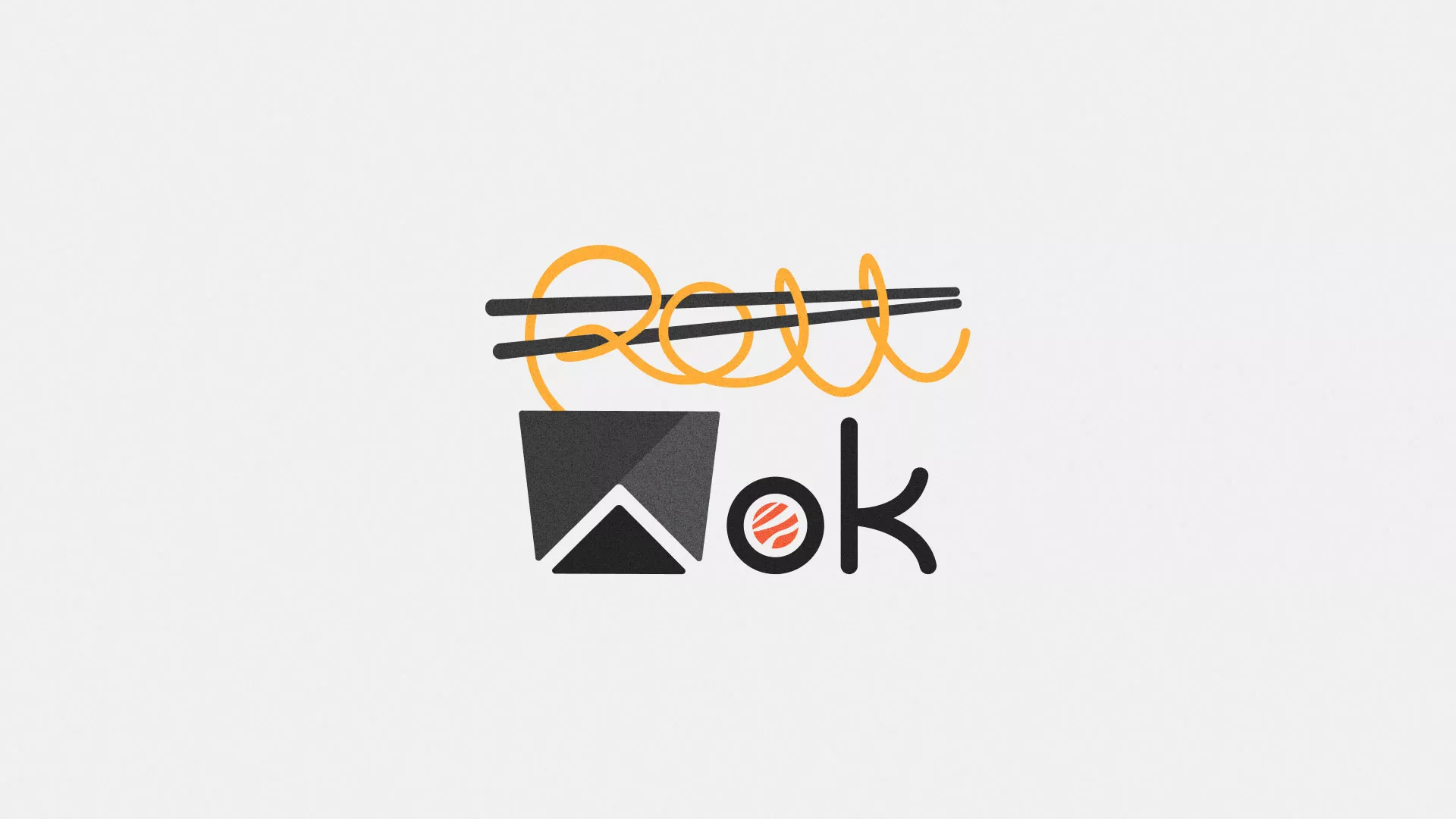 Разработка логотипа в Вельске для суши-бара «Roll Wok Club» Разработка логотипа в Вельске для суши-бара «Roll Wok Club»